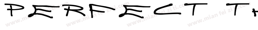 Perfect Thoughts Stamp Regular字体转换